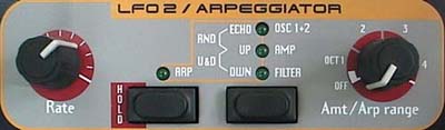 LFO 2 / ARPEGGIATOR